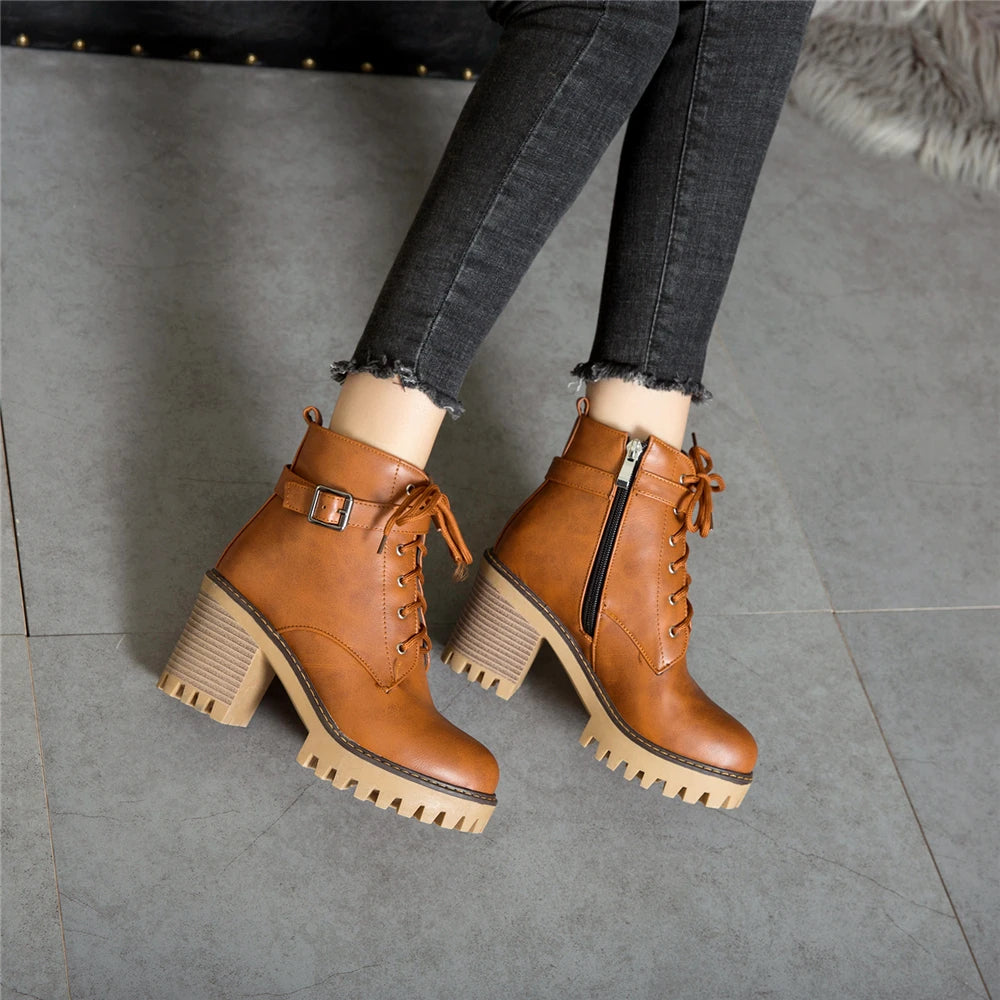 Boats Winter High Heel Boots