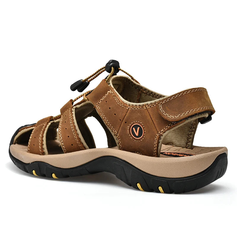 Genuine Leather Men’s Summer Sandals