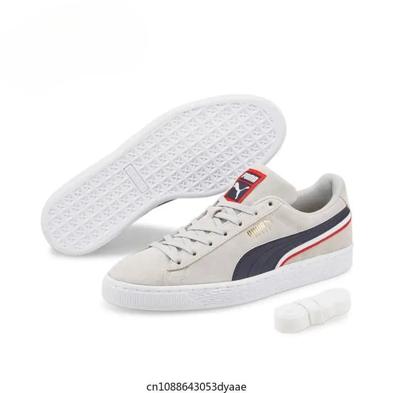 حذاء رياضي PUMA Suede Light Grey للتزلج على الألواح للجنسين