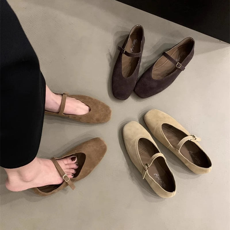 SUOJIALUN Women’s Flat Ballerinas