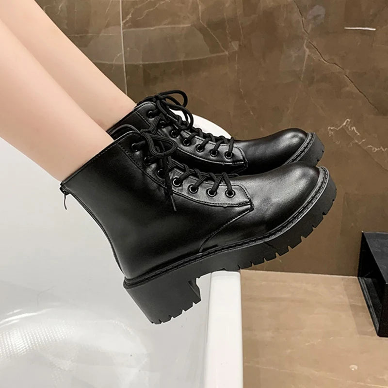 Women’s Chunky Platform Combat Boots