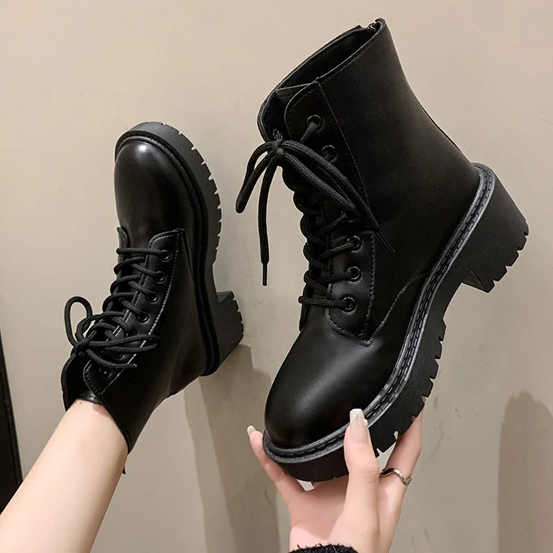 Women’s Chunky Platform Combat Boots