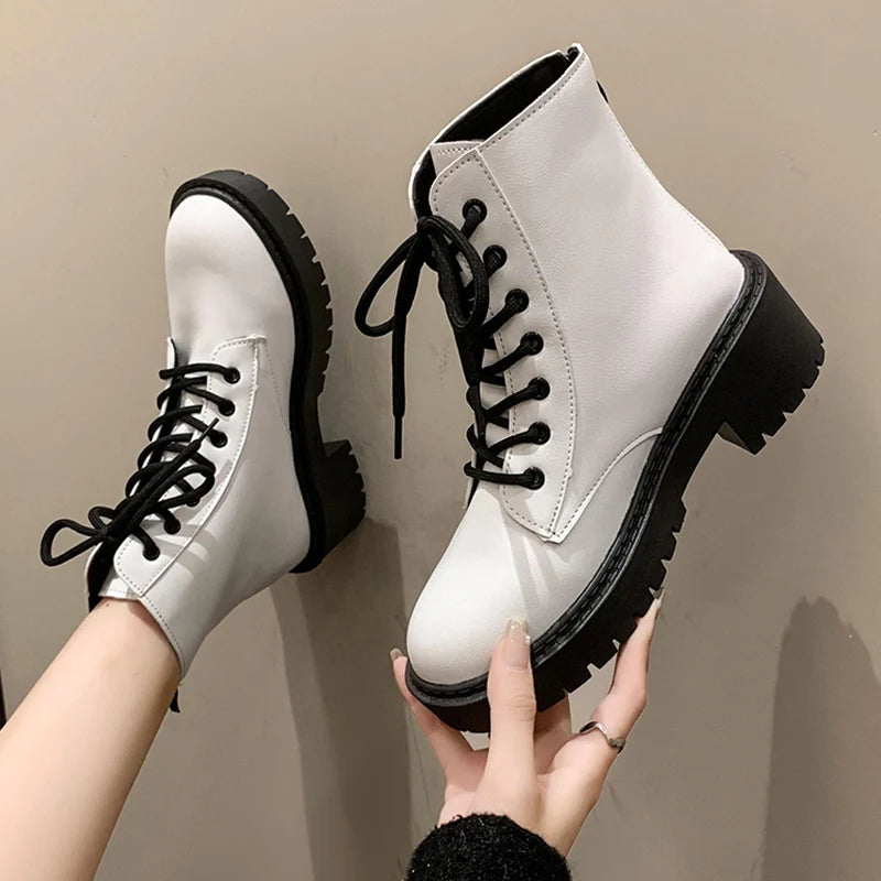 Women’s Chunky Platform Combat Boots