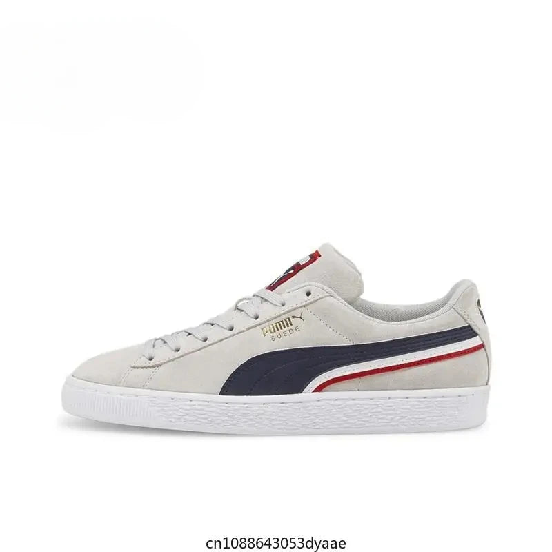 حذاء رياضي PUMA Suede Light Grey للتزلج على الألواح للجنسين