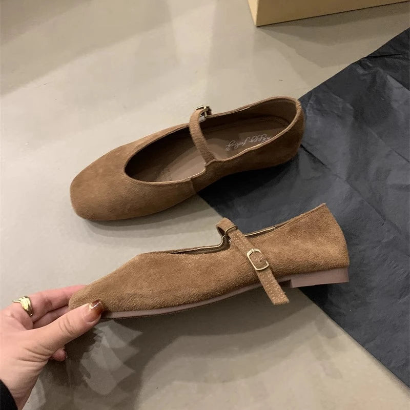 SUOJIALUN Women’s Flat Ballerinas