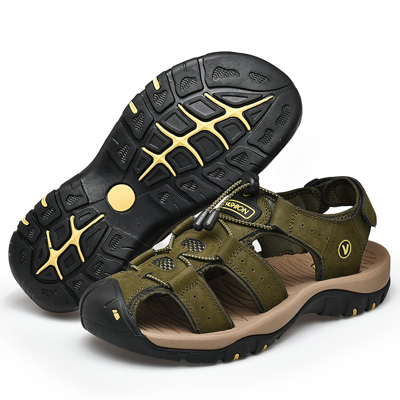 Genuine Leather Men’s Summer Sandals