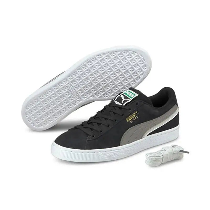 حذاء رياضي PUMA Suede Light Grey للتزلج على الألواح للجنسين