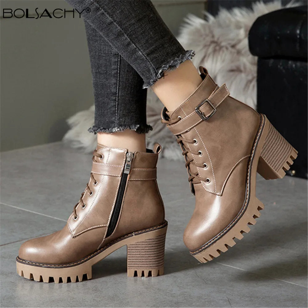 Boats Winter High Heel Boots