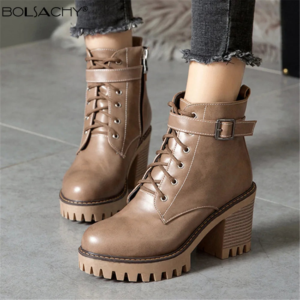 Boats Winter High Heel Boots